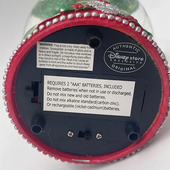 Christmas Disney Store Exclusive TINKER BELL Snow Globe 2004 - Picture 7 of 11
